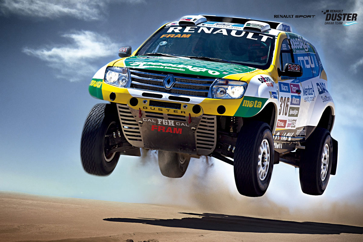 Dacia Duster überzeugt bei der Rallye Dakar 2015