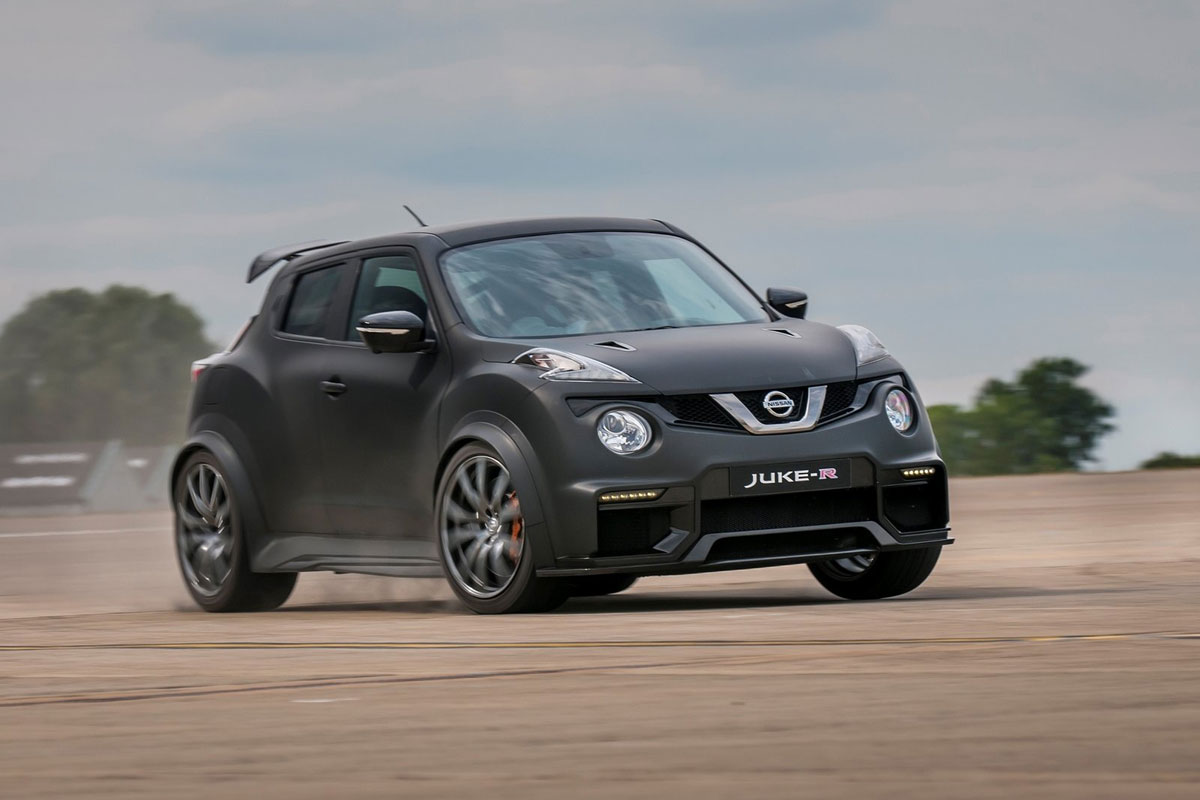 Die Idee, den Motor des Nissan GT-R in andere Modelle der Marke zu verpflanzen, hat auch Nissan selbst früh umgesetzt - nämlich beim Nissan Juke-R mit bis zu 600 PS.