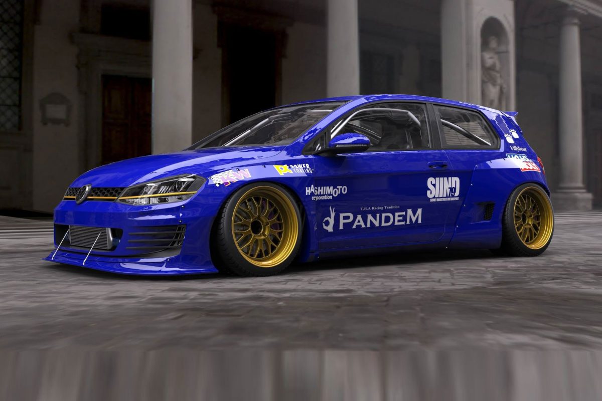 VW Golf VII Pandem Blister Rocket Bunny (3)