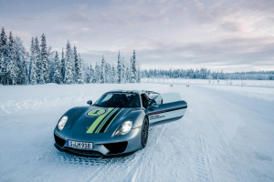Porsche 911 turbo Wintertest