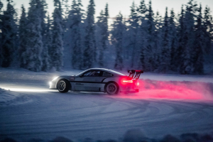 Porsche 911 turbo Wintertest