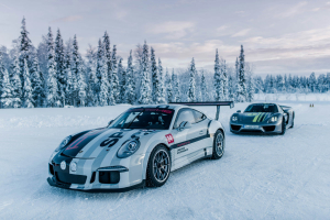 Porsche 911 turbo Wintertest