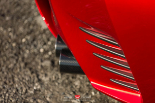 Lexus RC-F: Bodykit Rocket Bunny, Felgen Vossen Wheels