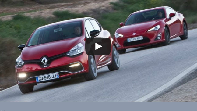 Renault Clio RS Modell 2013 vs. Toyota GT86