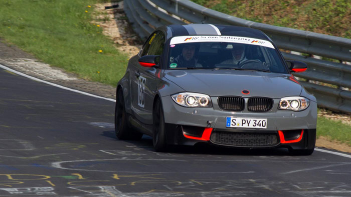 Außer Kontrolle – Griesinger mit dem BMW 1M Coupé bei der GLP