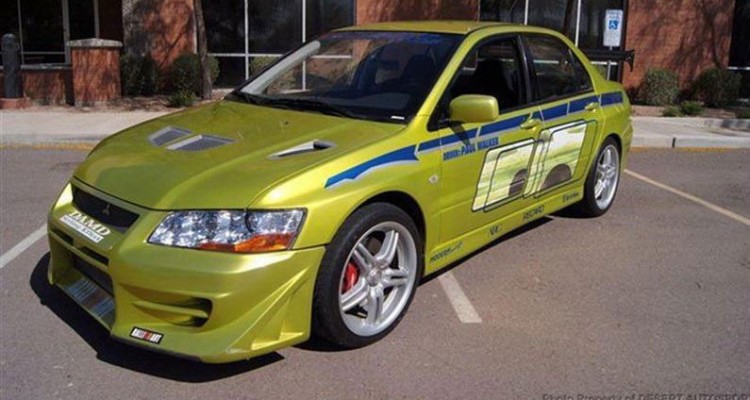 Mitsubishi Lancer Evo aus 2Fast 2Furious wird versteigert