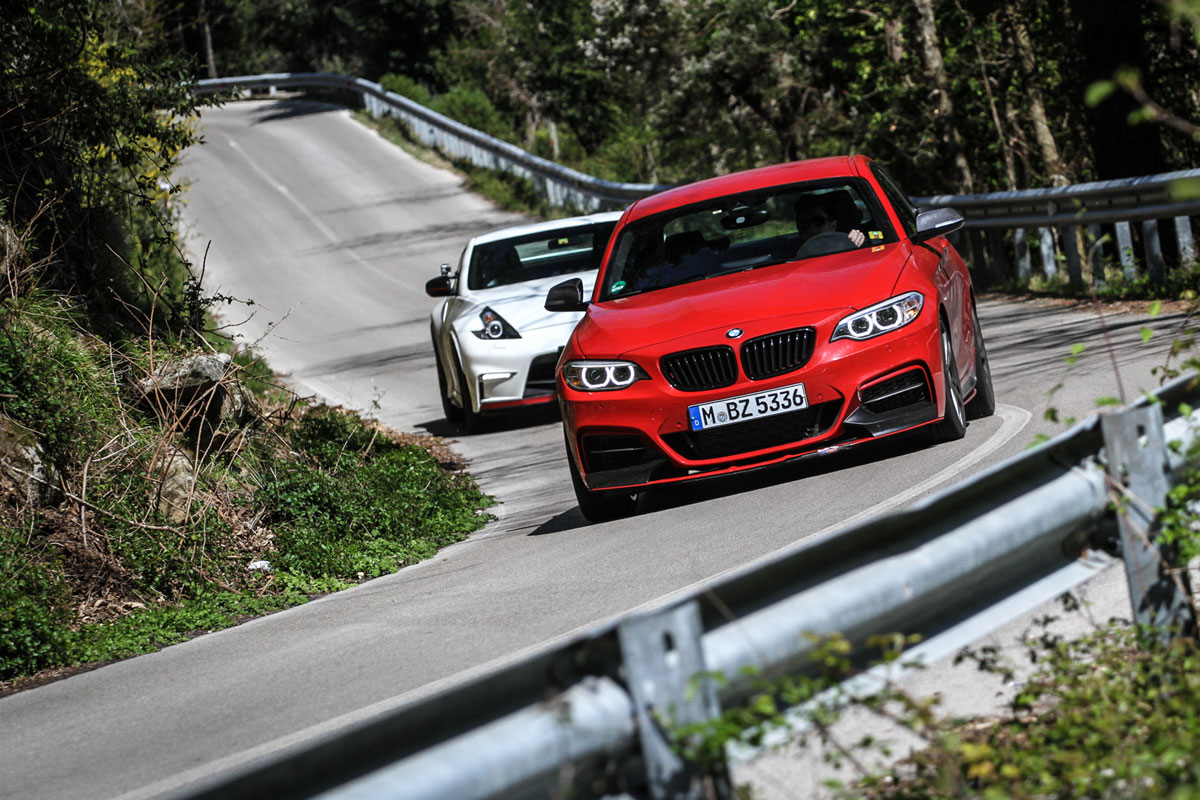 BMW M235i vs. Nissan 370Z NISMO: Roadtrip nach Elba
