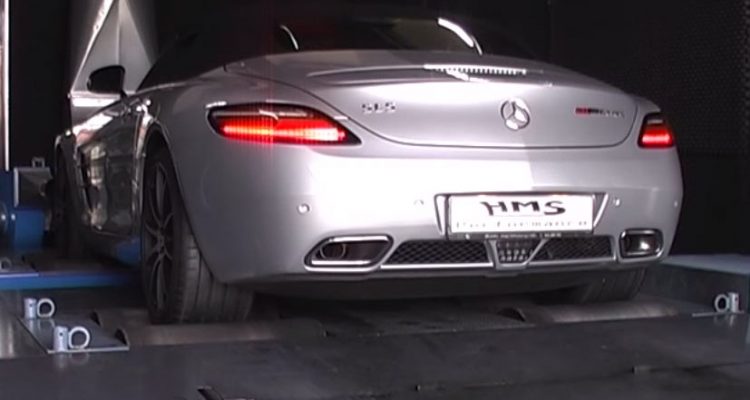 Video: Mercedes SLS AMG mit Abgasanlage von HMS Performance