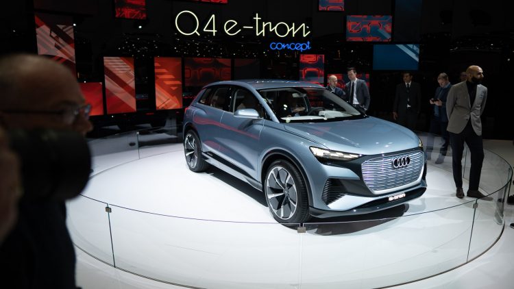 Schöne Audis heißen e-tron: der Audi Q4 e-tron concept