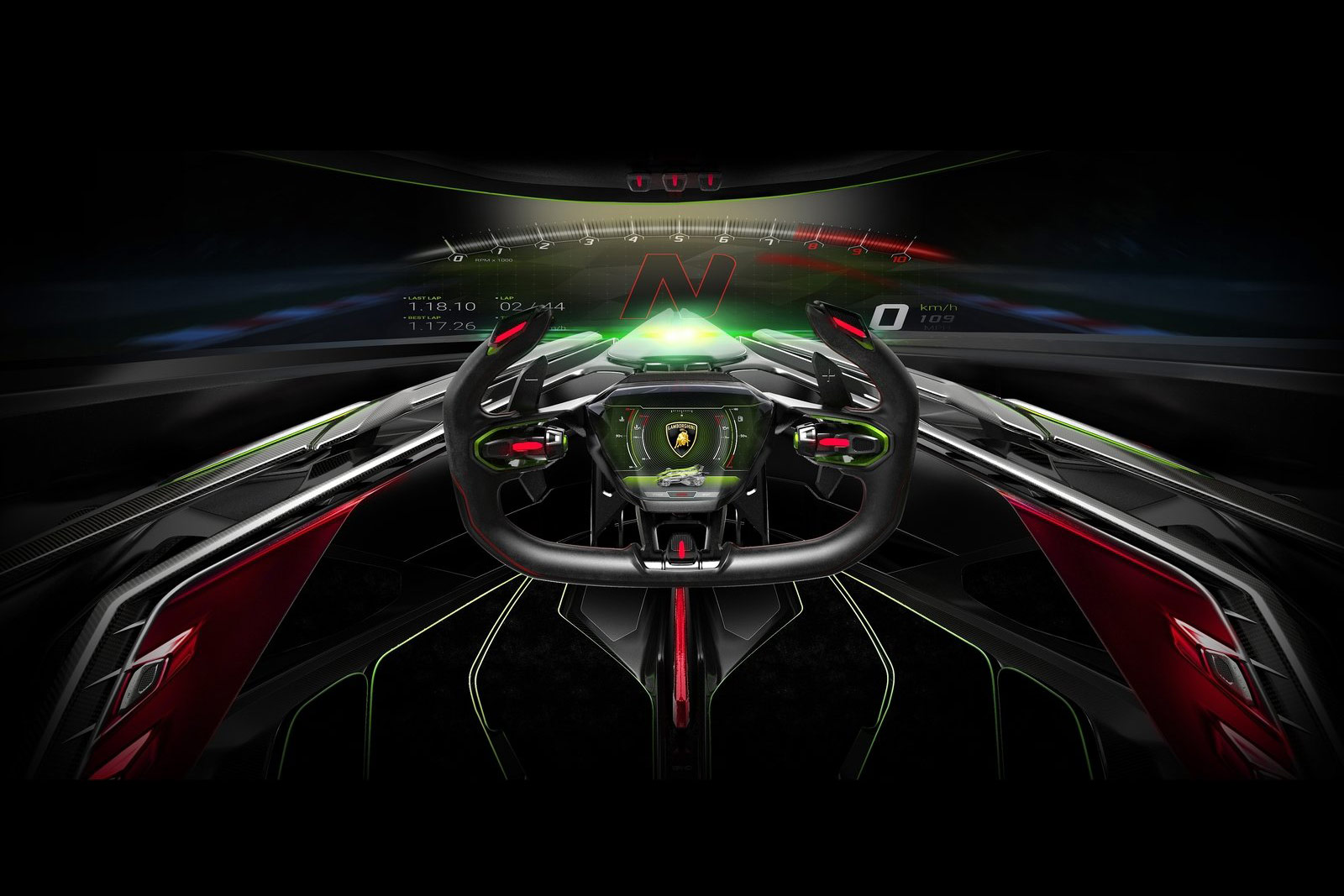 Galerie: Lamborghini Lambo V12 Vision Gran Turismo Concept
