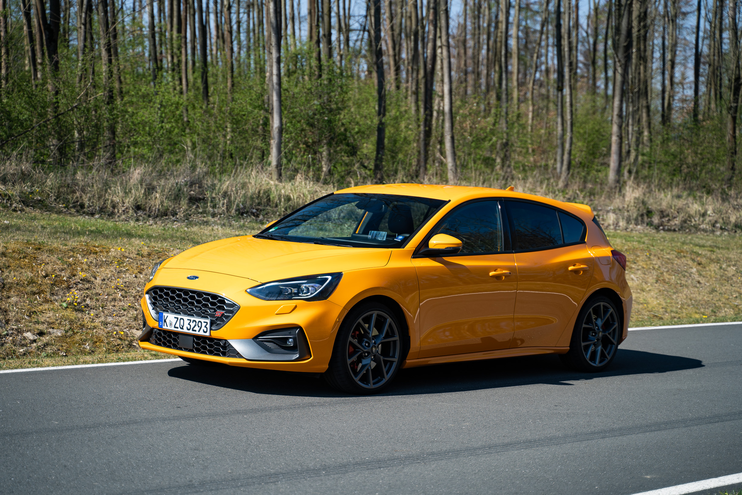 Ins Gelbe getroffen: Ford Focus ST im Test